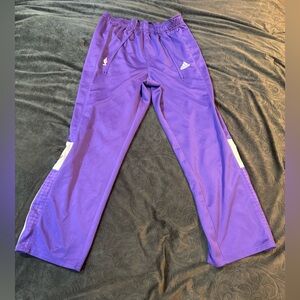 Adidas Los Angeles Lakers purple track pants #trackpants.